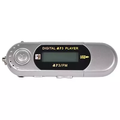 4GB USB MP4 MP3 Music Video Player Recording With FM Radio Sliver • £12.34