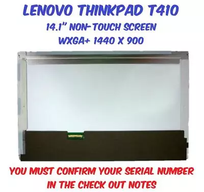 LAPTOP LCD SCREEN Lenovo THINKPAD T410 LTN141BT09 40 PIN 14.1  WXGA+ • $99.99