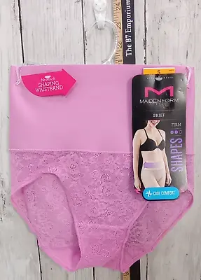 Maidenform FLEXEES Shapewear Brief Panty High-Waist No-Pinch Shaping Band Small • $14.98