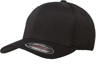 $13.10 • Buy Flexfit Baseball Hat Fitted Air Mesh 6533 Flex Fit Blank Ultra Fiber Cap 6533T