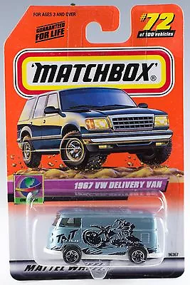 Matchbox #72 1967 VW Delivery Van With MB 2000 Logo New On Card • $3.99