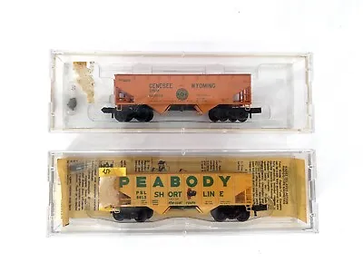 Lot Of 2 - Kadee Micro Trains Genesee & Wyoming Peabody W/ Boxes Magnets • $40