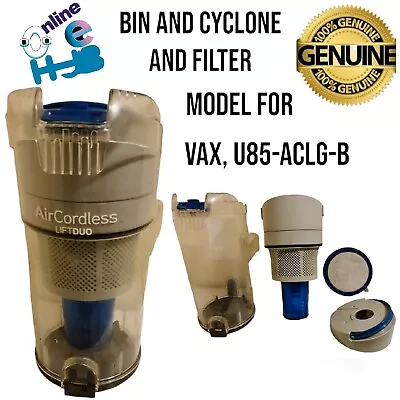 Vax Air Cordless Lift Duo Vacuum Cleaner U85 ACLG-B  Dust Collection Bin  • £14.99