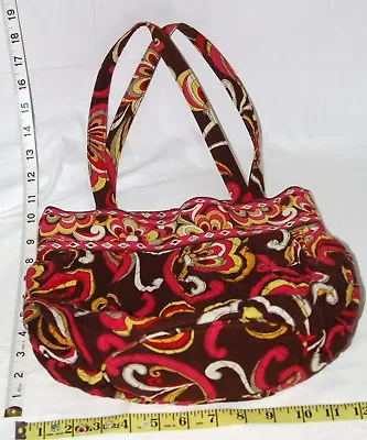 Vera Bradley Morgan Style Hand Bag Puccini Retired Pattern Shoulder Bag Purse • $19.95