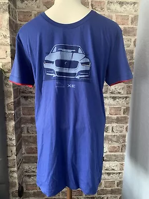 Jaguar XE Men's T Shirt XS 100% Cotton Blue Car BNWT Automotive Designer Top • £7.99