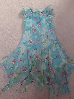 Girls Pampolina Summer Dress Age 7-8 Years • £8