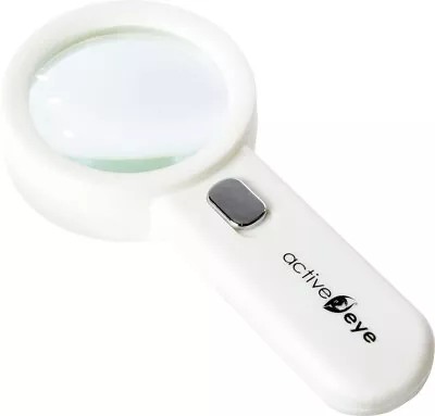 10X Hand Held Magnifying Glass With LED Lights - Includes Batteries (2xAA) • $7.99