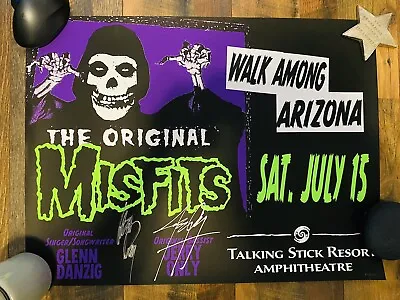 Og Misfits Signed Phoenix Poster #87/500 Rare Mint Danzig Samhain • $350