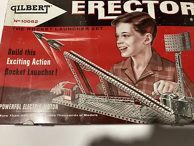 Vintage Erector Set The Rocket Launcher 1950' Gilbert No 10052 • $99