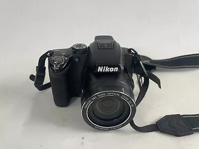 Nikon COOLPIX P500 12.1MP Digital Camera - Black - Parts Comes With Battery • $27.99