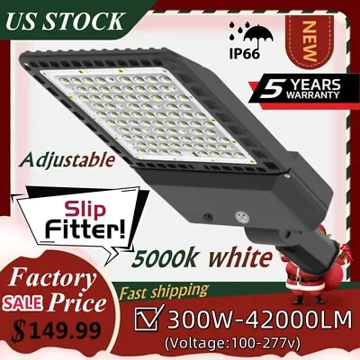 LED Parking Lot Light 300Watt Module Street Pole Fixture Shoebox Area Light • $147