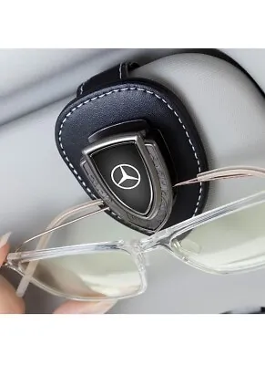 £14 • Buy Sunglasses Holder For Car Visor,Car Glasses Holder Mercedes Style Luxury Gift