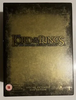 The Lord Of The Rings Trilogy Extended Versions DVD Special Edition NEW & Sealed • £45