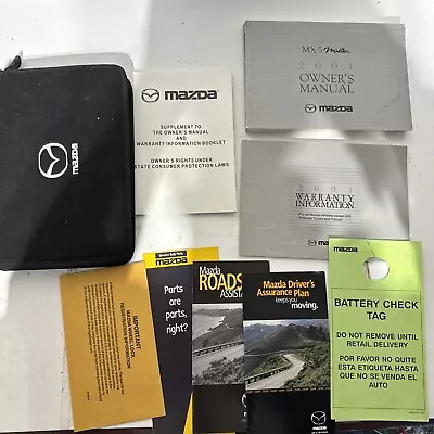 2001 Mazda MX-5 Miata Owners Manual - Set • $75