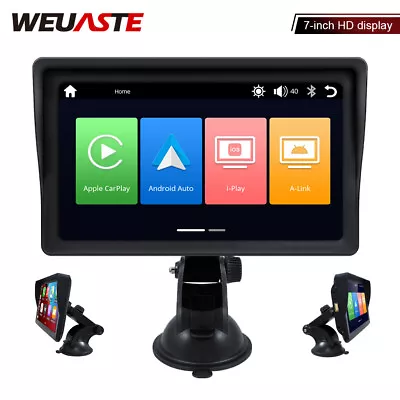 Portable Car Portable Wireless Apple CarPlay Android Auto FM USB 7  Touch Screen • $101.10