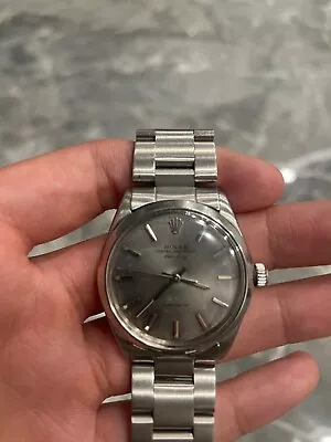 Rolex Air King 34 Mm Grey Dial SS Silver Dial 5500 Automatic Precision • £2000