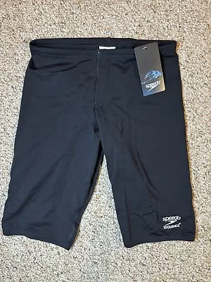 Speedo Men's Endurance + Jammer Swimsuit Team Black Size 28 • $18