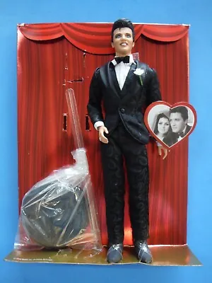 2008 Elvis Wedding Day Doll With Doll Stand & Coa Only • $213.69