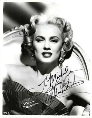 Mamie Van Doren Original Autograph Hand Signed Signature Photo Portrait      • $129.99