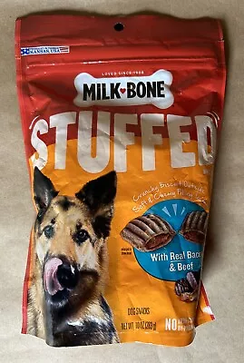 Milk-Bone: Stuffed Dog Biscuits W/ Real Bacon & Beef 10 Oz Bag. Exp 11/2024 • $13.49
