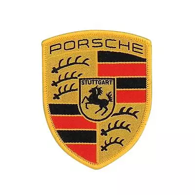 Porsche Crest Sew-on Badge - Pack Of 2 • $18.99