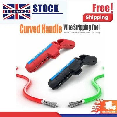 Ergonomic Universal Wire Stripping Tool Round Cables Wire Stripping Tool UK • £14.19