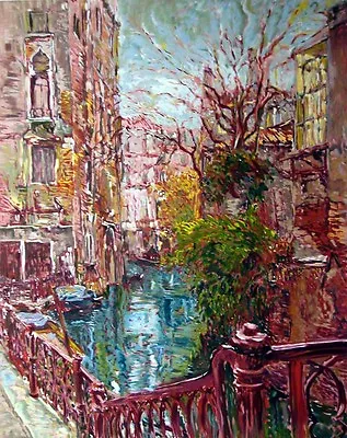 Marco Sassone Venice Reflections Serigraph Hand Signed Art SUBMIT AN OFFER • $1800