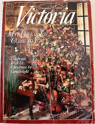 Victoria Magazine BACK ISSUE 1993 December Issue • $15