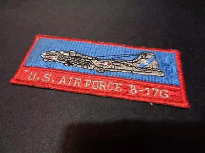 U.S. AIR FORCE  B 17G  B-17G  PLANE PATCH SEW ON 3.75   Vintage • $9.75