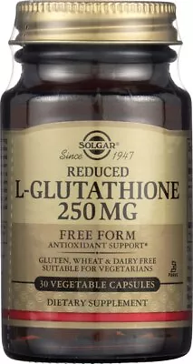 Solgar Reduced L-Glutathione 250mg 30 Vegetable Capsules • $17.99