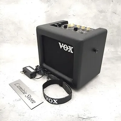 VOX MINI3 G2 Modeling 3W Guitar Amplifier Electric Guitar BLACK Japan MINI3-G2 • $112.39