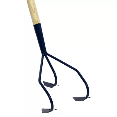 3 Prong Hand Scarifier Cultivator Digging Hoe Gardening Farming Tool Garden NEW • £18.98