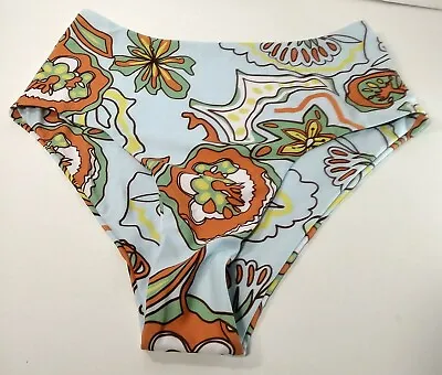 Zaful Women's Medium Bikini Bottoms Cute Multicolored Floral Design High Waisted • $12