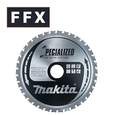 Makita B-09759 185mm Specialized Mild Steel Circular Saw Cutting Blade • £36.78