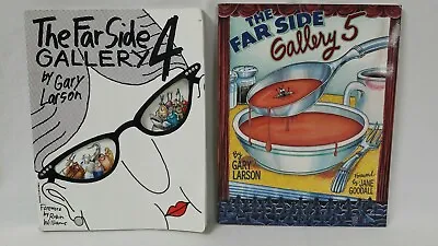 The Far Side Gallery 4 & The Far Side Gallery 5 Books By Gary Larson Excel/Good  • $15.95