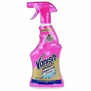 2 Vanish Carpet Cleaner + Upholstery Gold Oxi Action Stain Remover Spray 500 Ml • £11.49