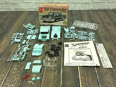 AMT ERTL 1958 '58 Chevrolet Impala Coupe 1/25 Scale Model Kit Vintage *OPEN BOX* • $101.89