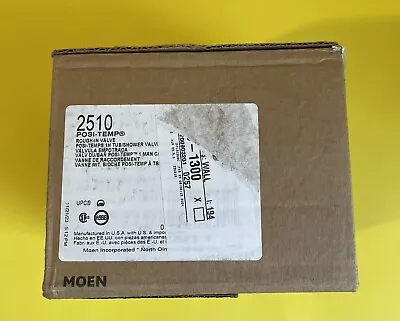 Moen 2510 Posi-Temp  Rough In Valve Pressure Balancing Tub And Shower Valve • $55.55