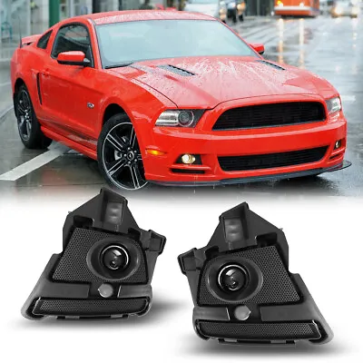 $81.92 • Buy Pair For 2013 2014 Ford Mustang Fog Lights Front Bumper Lamps Replacement