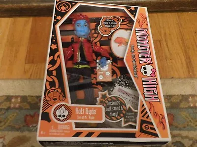 Vintage 2009 Mattel Barbie Monster High Holt Hyde Boy Doll NRFB MIB • $200