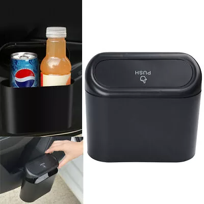 4x Car Van Trash Waste Bin Flip Case Rubbish Holder Wrapper Garbage Can Storage • $27.99