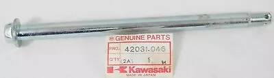 NOS Genuine Kawasaki 74-79 KX125 KT250 KD175 KE175 Rear Axle Bolt OEM 42031-046 • $34.98