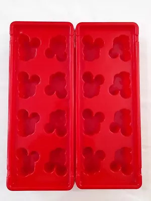 Disney MICKEY MOUSE Shaped ICE CUBE TRAYS 11 3/4  Plastic Molds Lot 2 • $12.99