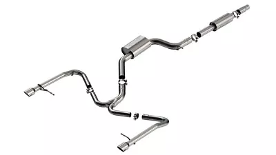 Borla Cat-Back Exhaust Fits 19-21 VW GLI 2.0L S-Type 3.5in X 5.5in Tip 140850SB • $1158.99