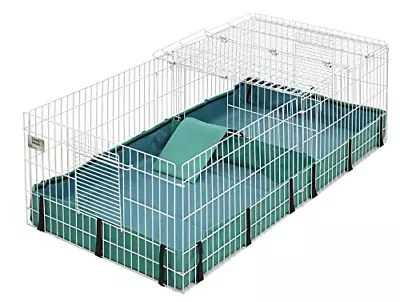 Guinea Habitat Plus Guinea Pig Cage By MidWest W/ Top Panel 47L X 24W X 14H • $90.10