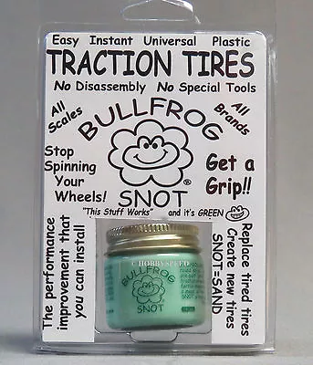 BULLFROG SNOT EASY INSTANT UNIVERSAL PLASTIC TRACTION TIRES All Scales BFS-1 NEW • $19.94