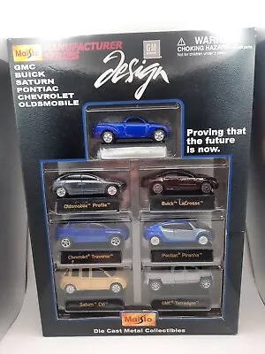 Maisto 1/64 GM Design 7 Car Pack Saturn CV1 Chevrolet Traverse Oldsmobile New • $29.99