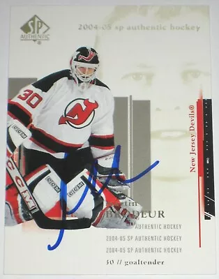 Martin Brodeur Signed Upper Deck Spa New Jersey Devils Card Autograph Auto! • $19.99