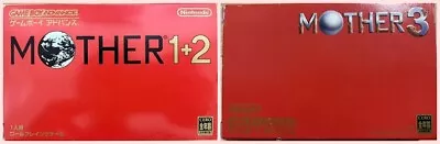 Mother 1+2 3 EarthBound 2 Set Nintendo Game Boy Advance GBA Japan Ver. • $130