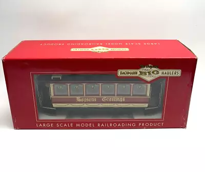 VINTAGE FACTORY SEALED Bachmann Big Hauler Christmas Street Car - G Scale -93941 • $170